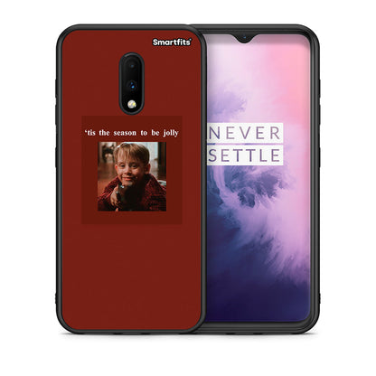 Θήκη OnePlus 7 Xmas Ultimate Spirit από τη Smartfits με σχέδιο στο πίσω μέρος και μαύρο περίβλημα | OnePlus 7 Xmas Ultimate Spirit case with colorful back and black bezels