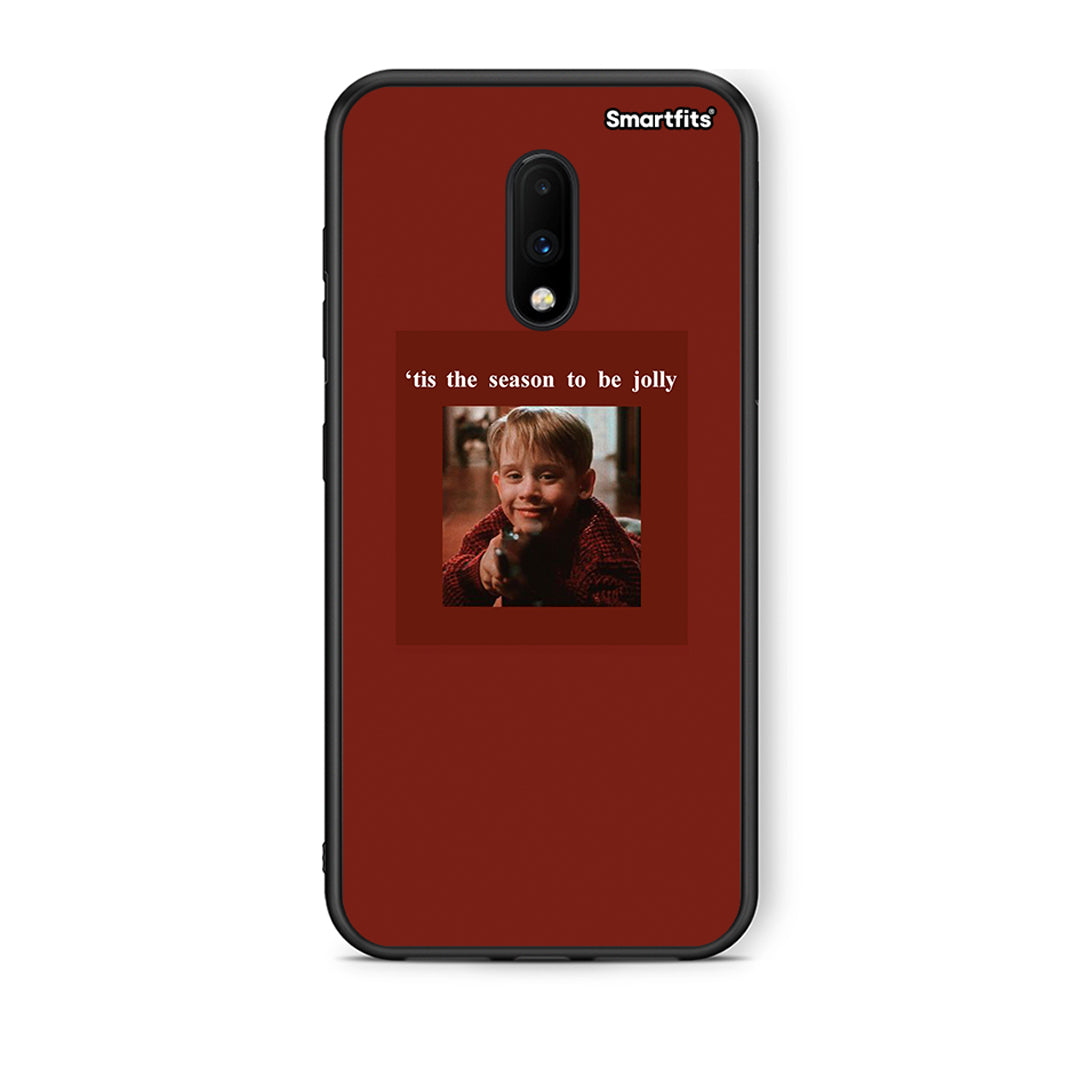 OnePlus 7 Xmas Ultimate Spirit θήκη από τη Smartfits με σχέδιο στο πίσω μέρος και μαύρο περίβλημα | Smartphone case with colorful back and black bezels by Smartfits