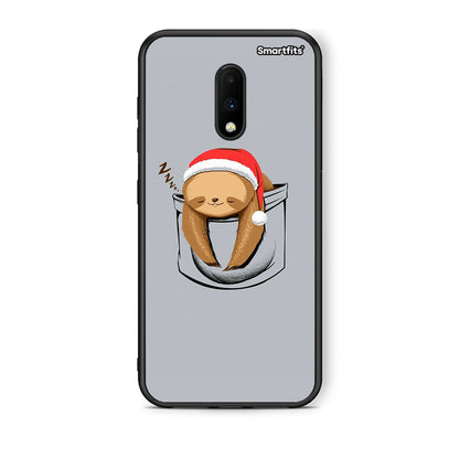 OnePlus 7 Xmas Zzzz θήκη από τη Smartfits με σχέδιο στο πίσω μέρος και μαύρο περίβλημα | Smartphone case with colorful back and black bezels by Smartfits