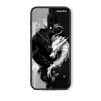 OnePlus 7 Yin Yang Θήκη από τη Smartfits με σχέδιο στο πίσω μέρος και μαύρο περίβλημα | Smartphone case with colorful back and black bezels by Smartfits