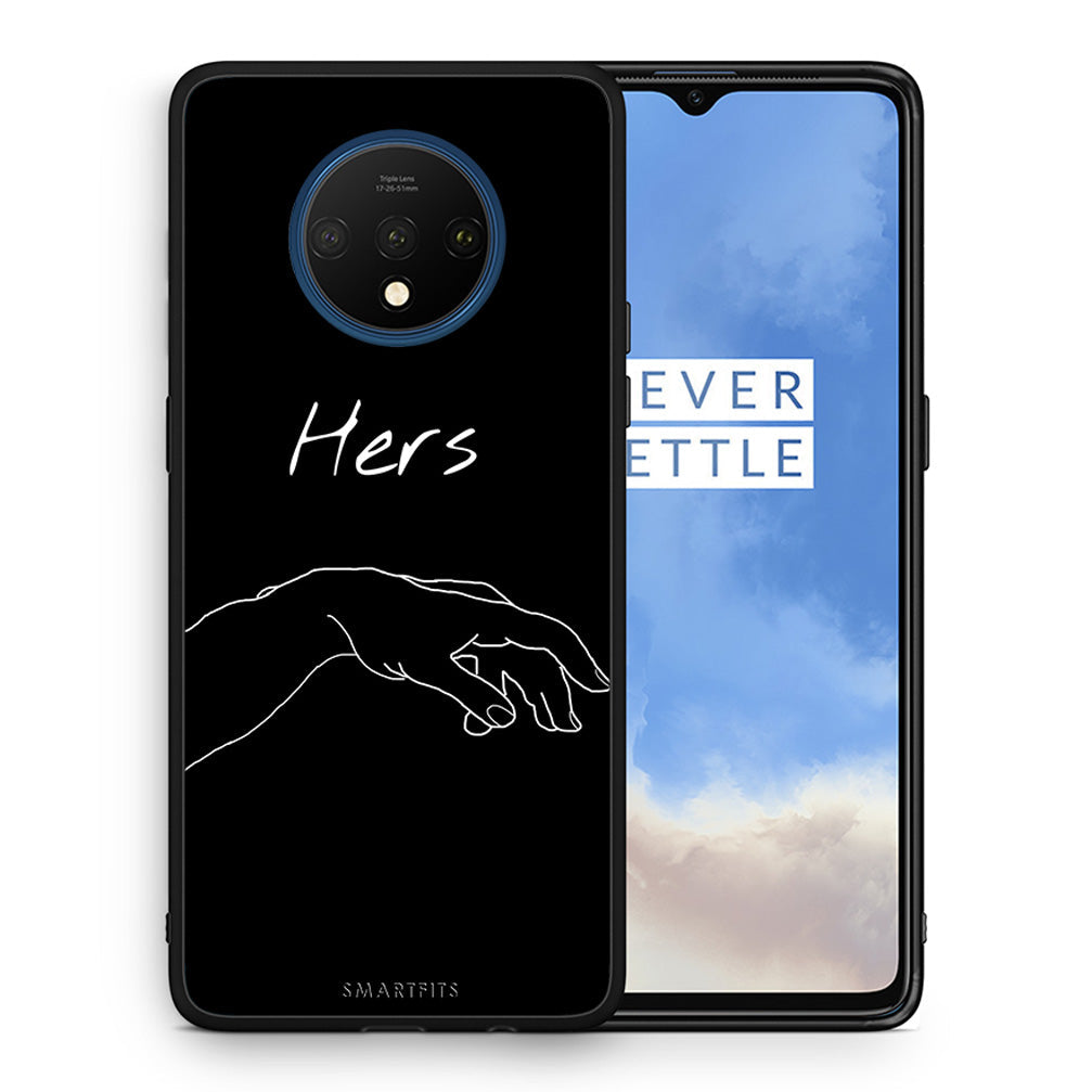 Θήκη Αγίου Βαλεντίνου OnePlus 7T Aeshetic Love 1 από τη Smartfits με σχέδιο στο πίσω μέρος και μαύρο περίβλημα | OnePlus 7T Aeshetic Love 1 case with colorful back and black bezels