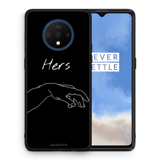 Θήκη Αγίου Βαλεντίνου OnePlus 7T Aeshetic Love 1 από τη Smartfits με σχέδιο στο πίσω μέρος και μαύρο περίβλημα | OnePlus 7T Aeshetic Love 1 case with colorful back and black bezels