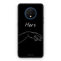Thumbnail for OnePlus 7T Aeshetic Love 1 Θήκη Αγίου Βαλεντίνου από τη Smartfits με σχέδιο στο πίσω μέρος και μαύρο περίβλημα | Smartphone case with colorful back and black bezels by Smartfits