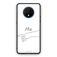 Thumbnail for OnePlus 7T Aeshetic Love 2 Θήκη Αγίου Βαλεντίνου από τη Smartfits με σχέδιο στο πίσω μέρος και μαύρο περίβλημα | Smartphone case with colorful back and black bezels by Smartfits