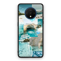 Thumbnail for OnePlus 7T Aesthetic Summer Θήκη από τη Smartfits με σχέδιο στο πίσω μέρος και μαύρο περίβλημα | Smartphone case with colorful back and black bezels by Smartfits