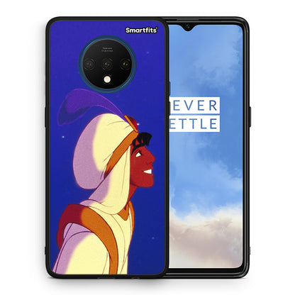 Θήκη OnePlus 7T Alladin And Jasmine Love 1 από τη Smartfits με σχέδιο στο πίσω μέρος και μαύρο περίβλημα | OnePlus 7T Alladin And Jasmine Love 1 case with colorful back and black bezels