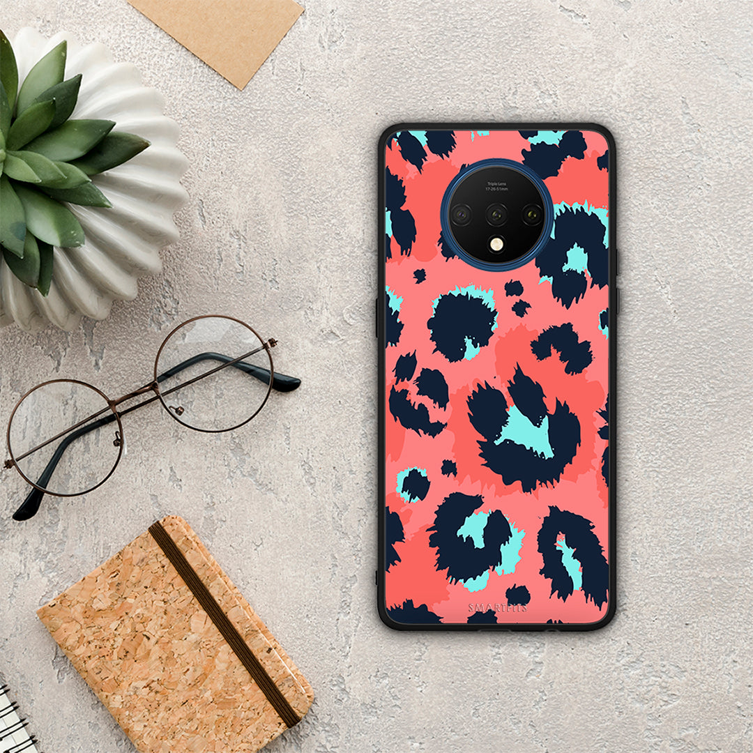 Animal Pink Leopard - OnePlus 7T θήκη