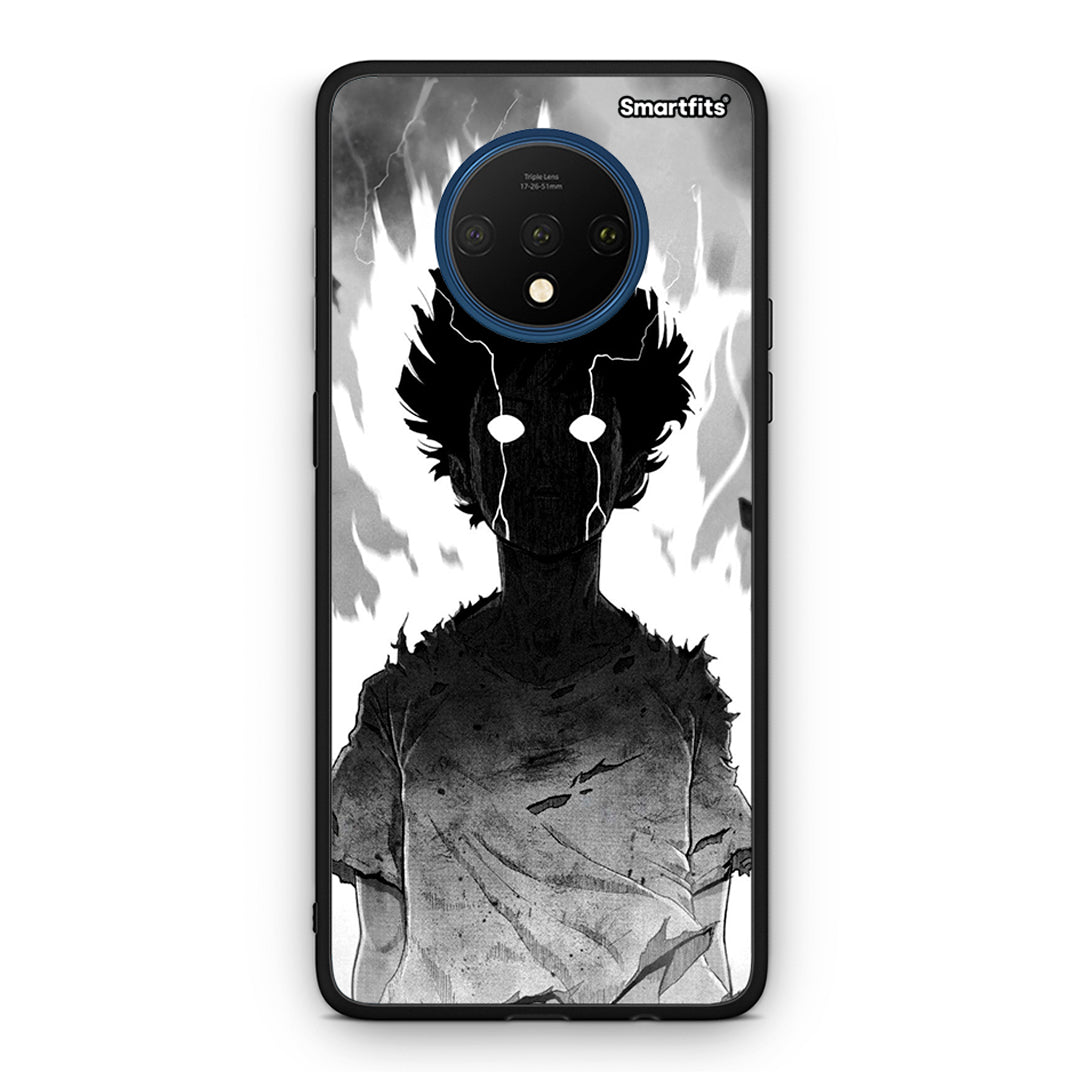 OnePlus 7T Anime Boy Θήκη από τη Smartfits με σχέδιο στο πίσω μέρος και μαύρο περίβλημα | Smartphone case with colorful back and black bezels by Smartfits