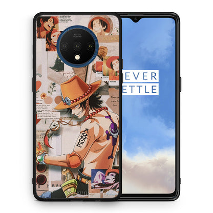 Θήκη OnePlus 7T Anime Collage από τη Smartfits με σχέδιο στο πίσω μέρος και μαύρο περίβλημα | OnePlus 7T Anime Collage case with colorful back and black bezels