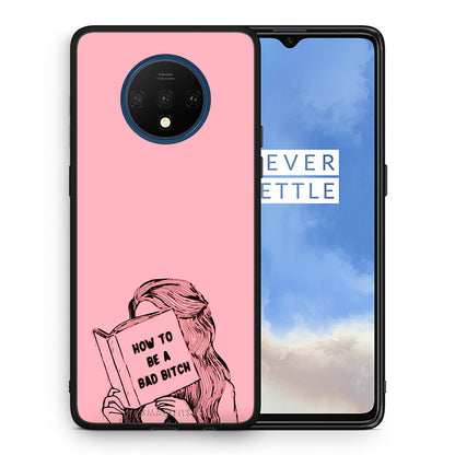 Θήκη OnePlus 7T Bad Bitch από τη Smartfits με σχέδιο στο πίσω μέρος και μαύρο περίβλημα | OnePlus 7T Bad Bitch case with colorful back and black bezels