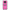 OnePlus 7T Blue Eye Pink θήκη από τη Smartfits με σχέδιο στο πίσω μέρος και μαύρο περίβλημα | Smartphone case with colorful back and black bezels by Smartfits