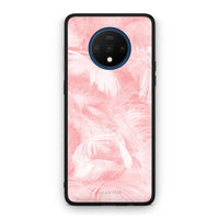 Thumbnail for 33 - OnePlus 7T  Pink Feather Boho case, cover, bumper