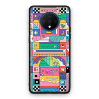 Thumbnail for OnePlus 7T Bubbles Soap θήκη από τη Smartfits με σχέδιο στο πίσω μέρος και μαύρο περίβλημα | Smartphone case with colorful back and black bezels by Smartfits