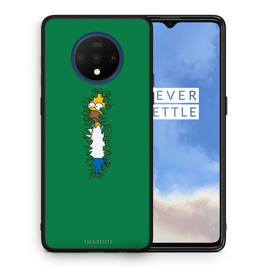 Θήκη Αγίου Βαλεντίνου OnePlus 7T Bush Man από τη Smartfits με σχέδιο στο πίσω μέρος και μαύρο περίβλημα | OnePlus 7T Bush Man case with colorful back and black bezels