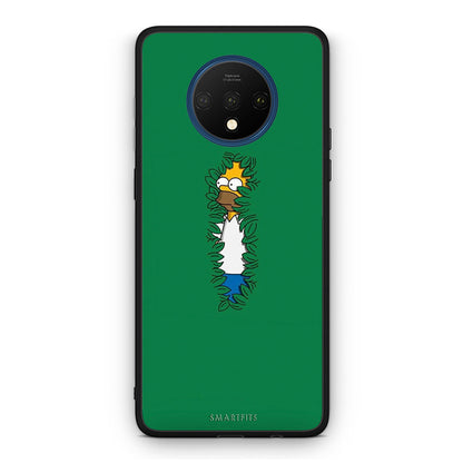 OnePlus 7T Bush Man Θήκη Αγίου Βαλεντίνου από τη Smartfits με σχέδιο στο πίσω μέρος και μαύρο περίβλημα | Smartphone case with colorful back and black bezels by Smartfits