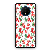 Thumbnail for OnePlus 7T Cherry Summer θήκη από τη Smartfits με σχέδιο στο πίσω μέρος και μαύρο περίβλημα | Smartphone case with colorful back and black bezels by Smartfits