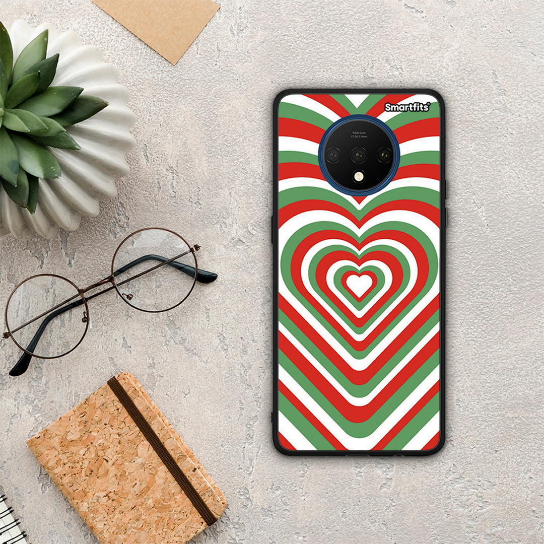 Christmas Hearts - OnePlus 7T θήκη