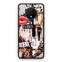 Thumbnail for OnePlus 7T Collage Fashion Θήκη Αγίου Βαλεντίνου από τη Smartfits με σχέδιο στο πίσω μέρος και μαύρο περίβλημα | Smartphone case with colorful back and black bezels by Smartfits