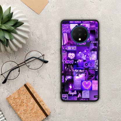 Collage Stay Wild - OnePlus 7T θήκη