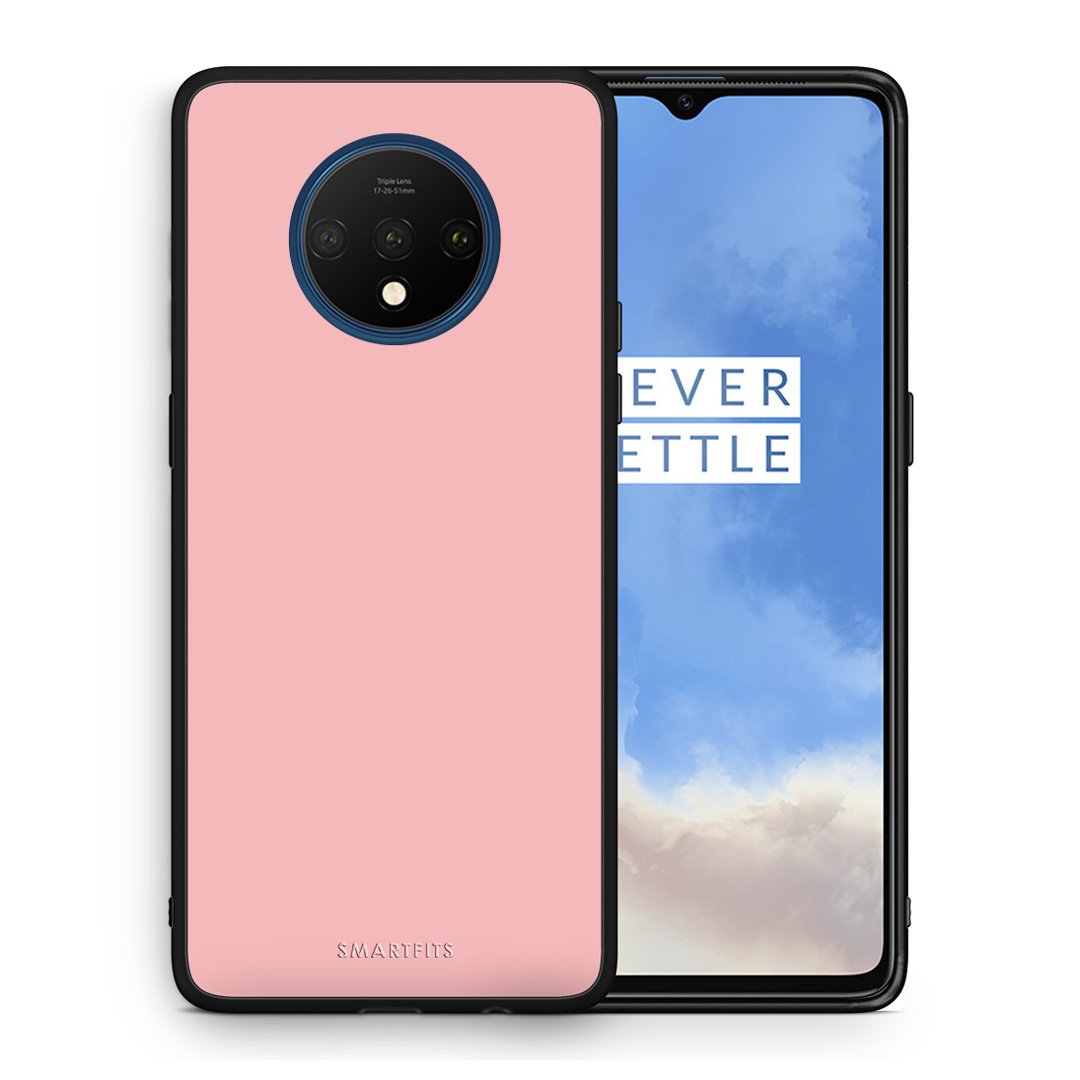 Θήκη OnePlus 7T Nude Color από τη Smartfits με σχέδιο στο πίσω μέρος και μαύρο περίβλημα | OnePlus 7T Nude Color case with colorful back and black bezels