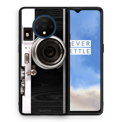 Θήκη OnePlus 7T Emily In Paris από τη Smartfits με σχέδιο στο πίσω μέρος και μαύρο περίβλημα | OnePlus 7T Emily In Paris case with colorful back and black bezels