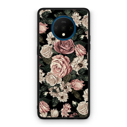 4 - OnePlus 7T Wild Roses Flower case, cover, bumper