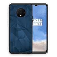 Thumbnail for Θήκη OnePlus 7T Blue Abstract Geometric από τη Smartfits με σχέδιο στο πίσω μέρος και μαύρο περίβλημα | OnePlus 7T Blue Abstract Geometric case with colorful back and black bezels