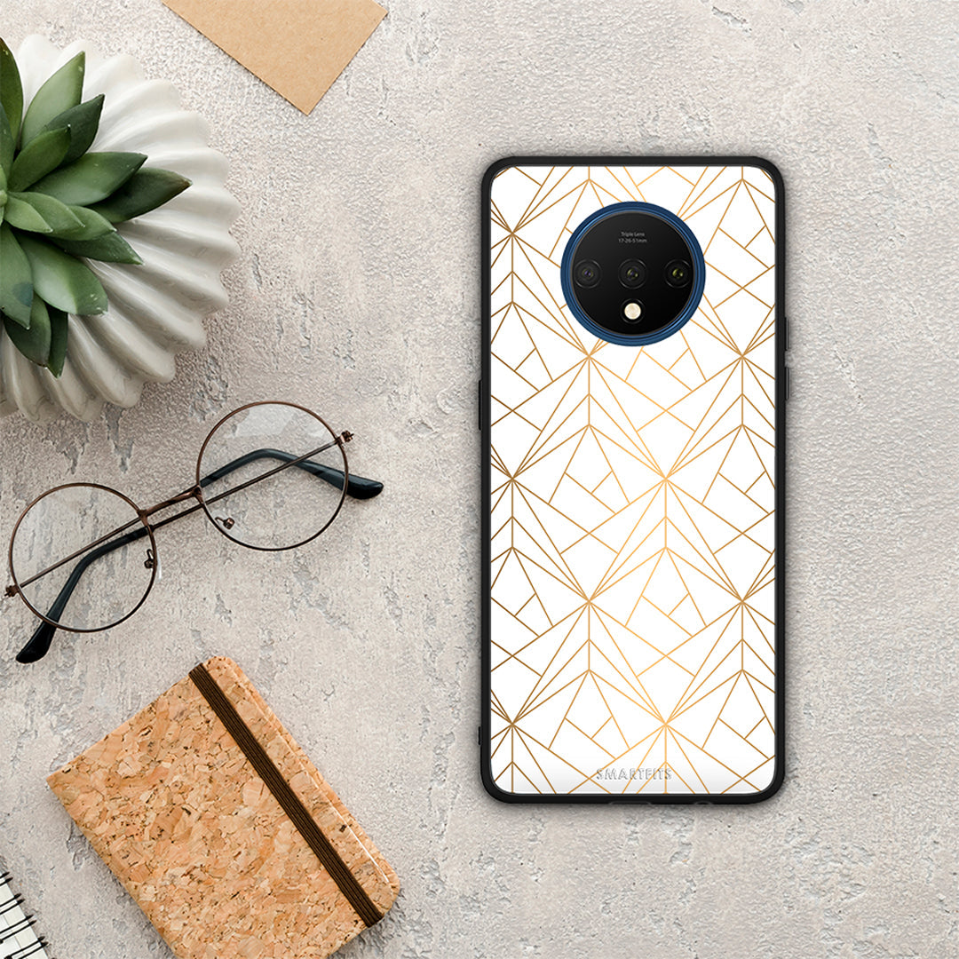 Geometric Luxury White - OnePlus 7T θήκη