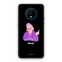 Thumbnail for OnePlus 7T Grandma Mood Black θήκη από τη Smartfits με σχέδιο στο πίσω μέρος και μαύρο περίβλημα | Smartphone case with colorful back and black bezels by Smartfits