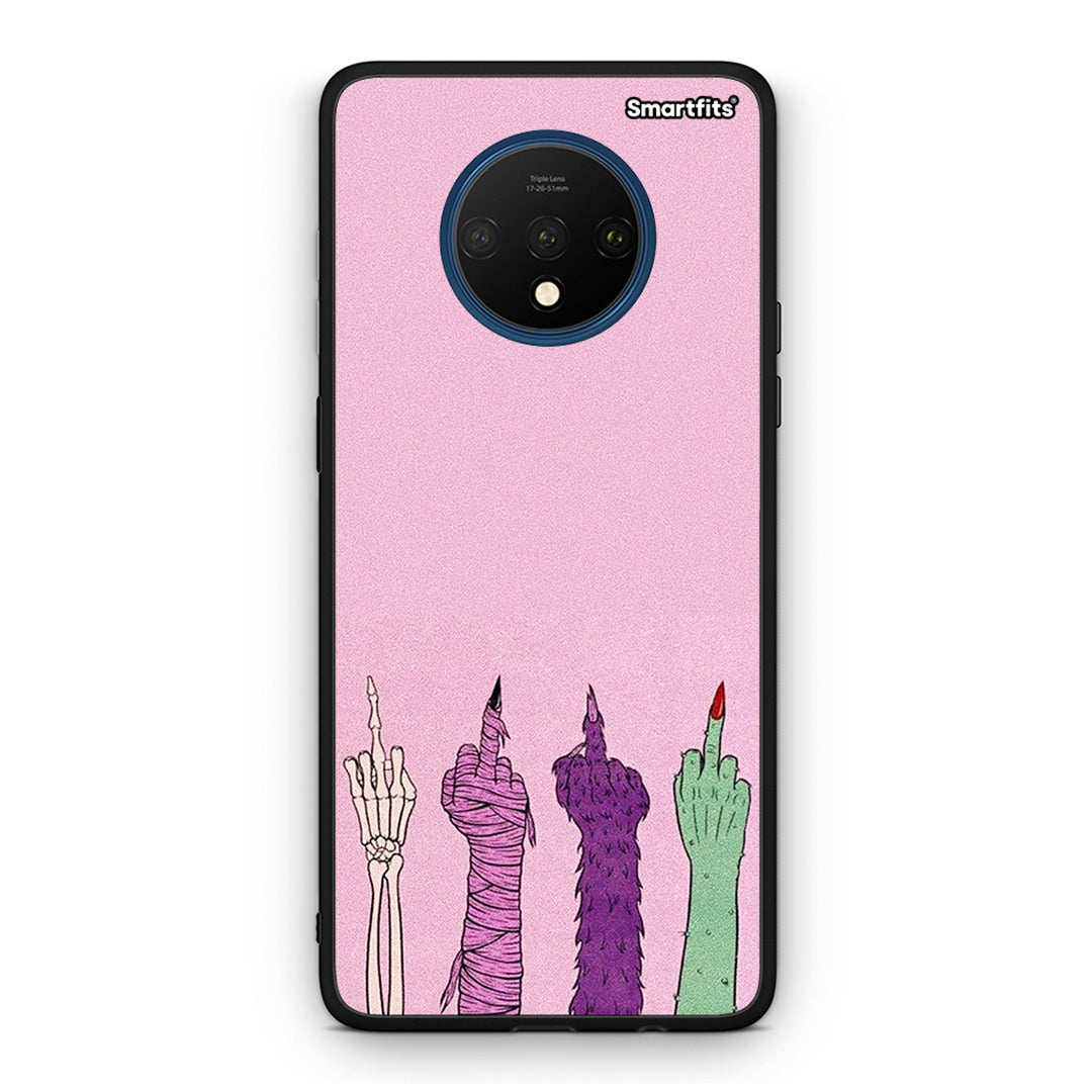 OnePlus 7T Halloween Be A Lady Θήκη από τη Smartfits με σχέδιο στο πίσω μέρος και μαύρο περίβλημα | Smartphone case with colorful back and black bezels by Smartfits