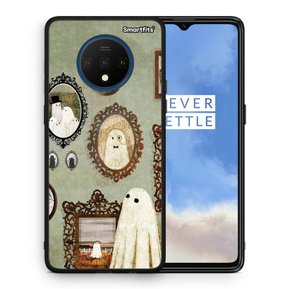 Θήκη OnePlus 7T Halloween Ghost Season από τη Smartfits με σχέδιο στο πίσω μέρος και μαύρο περίβλημα | OnePlus 7T Halloween Ghost Season case with colorful back and black bezels