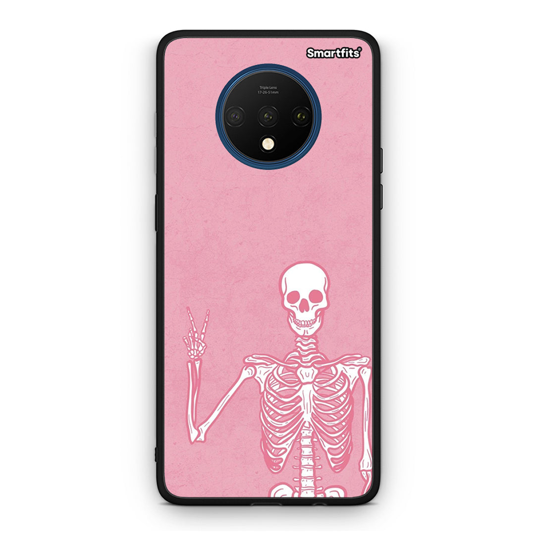OnePlus 7T Halloween Motivation Θήκη από τη Smartfits με σχέδιο στο πίσω μέρος και μαύρο περίβλημα | Smartphone case with colorful back and black bezels by Smartfits
