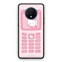 Thumbnail for OnePlus 7T Hello Kitten Θήκη Αγίου Βαλεντίνου από τη Smartfits με σχέδιο στο πίσω μέρος και μαύρο περίβλημα | Smartphone case with colorful back and black bezels by Smartfits