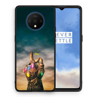 Thumbnail for Θήκη OnePlus 7T Infinity Snap από τη Smartfits με σχέδιο στο πίσω μέρος και μαύρο περίβλημα | OnePlus 7T Infinity Snap case with colorful back and black bezels