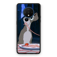 Thumbnail for OnePlus 7T Lady And Tramp 1 Θήκη Αγίου Βαλεντίνου από τη Smartfits με σχέδιο στο πίσω μέρος και μαύρο περίβλημα | Smartphone case with colorful back and black bezels by Smartfits