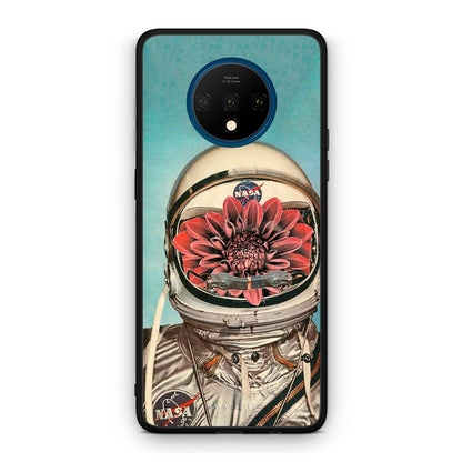 OnePlus 7T Nasa Bloom θήκη από τη Smartfits με σχέδιο στο πίσω μέρος και μαύρο περίβλημα | Smartphone case with colorful back and black bezels by Smartfits
