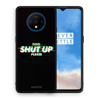 Thumbnail for Θήκη OnePlus 7T OMG ShutUp από τη Smartfits με σχέδιο στο πίσω μέρος και μαύρο περίβλημα | OnePlus 7T OMG ShutUp case with colorful back and black bezels