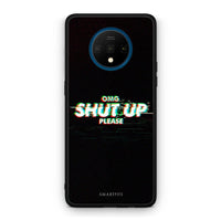 Thumbnail for OnePlus 7T OMG ShutUp θήκη από τη Smartfits με σχέδιο στο πίσω μέρος και μαύρο περίβλημα | Smartphone case with colorful back and black bezels by Smartfits