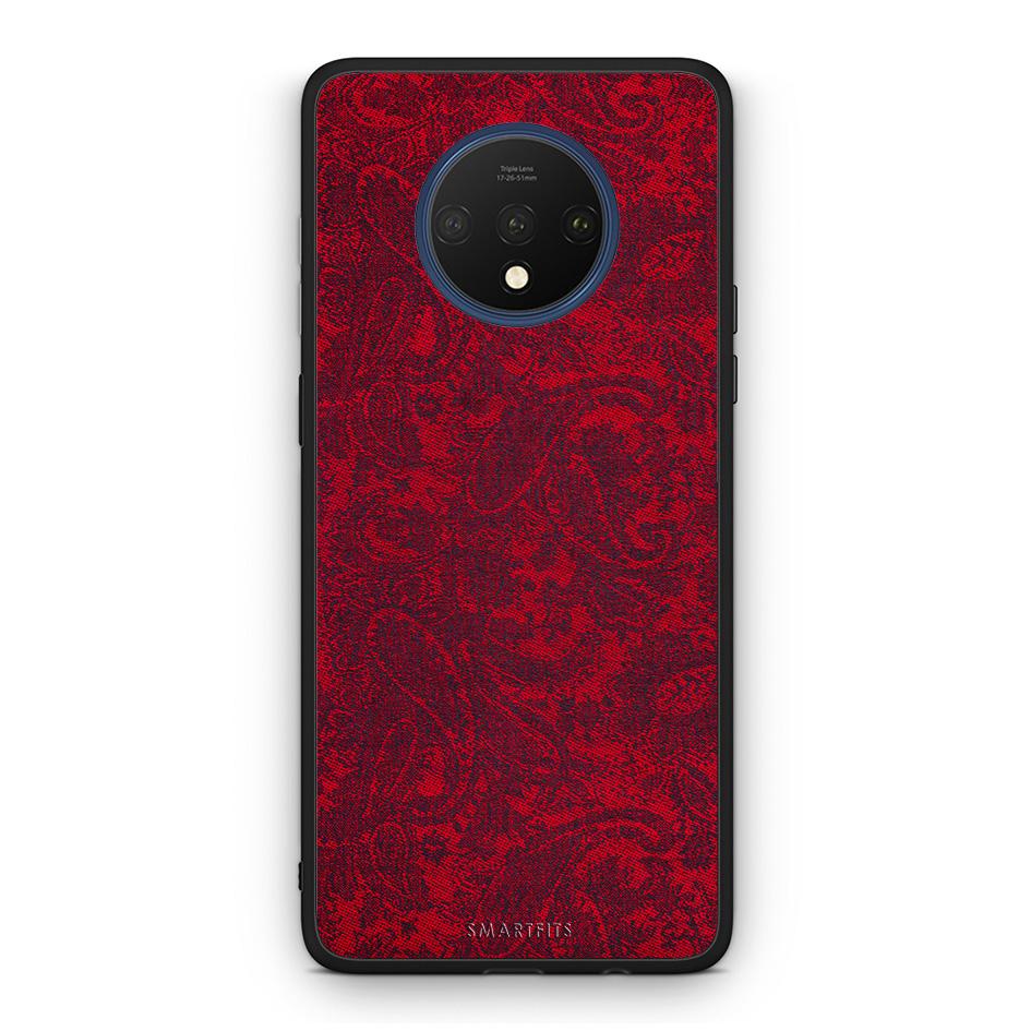 OnePlus 7T Paisley Cashmere θήκη από τη Smartfits με σχέδιο στο πίσω μέρος και μαύρο περίβλημα | Smartphone case with colorful back and black bezels by Smartfits