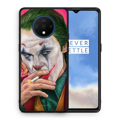 Θήκη OnePlus 7T JokesOnU PopArt από τη Smartfits με σχέδιο στο πίσω μέρος και μαύρο περίβλημα | OnePlus 7T JokesOnU PopArt case with colorful back and black bezels