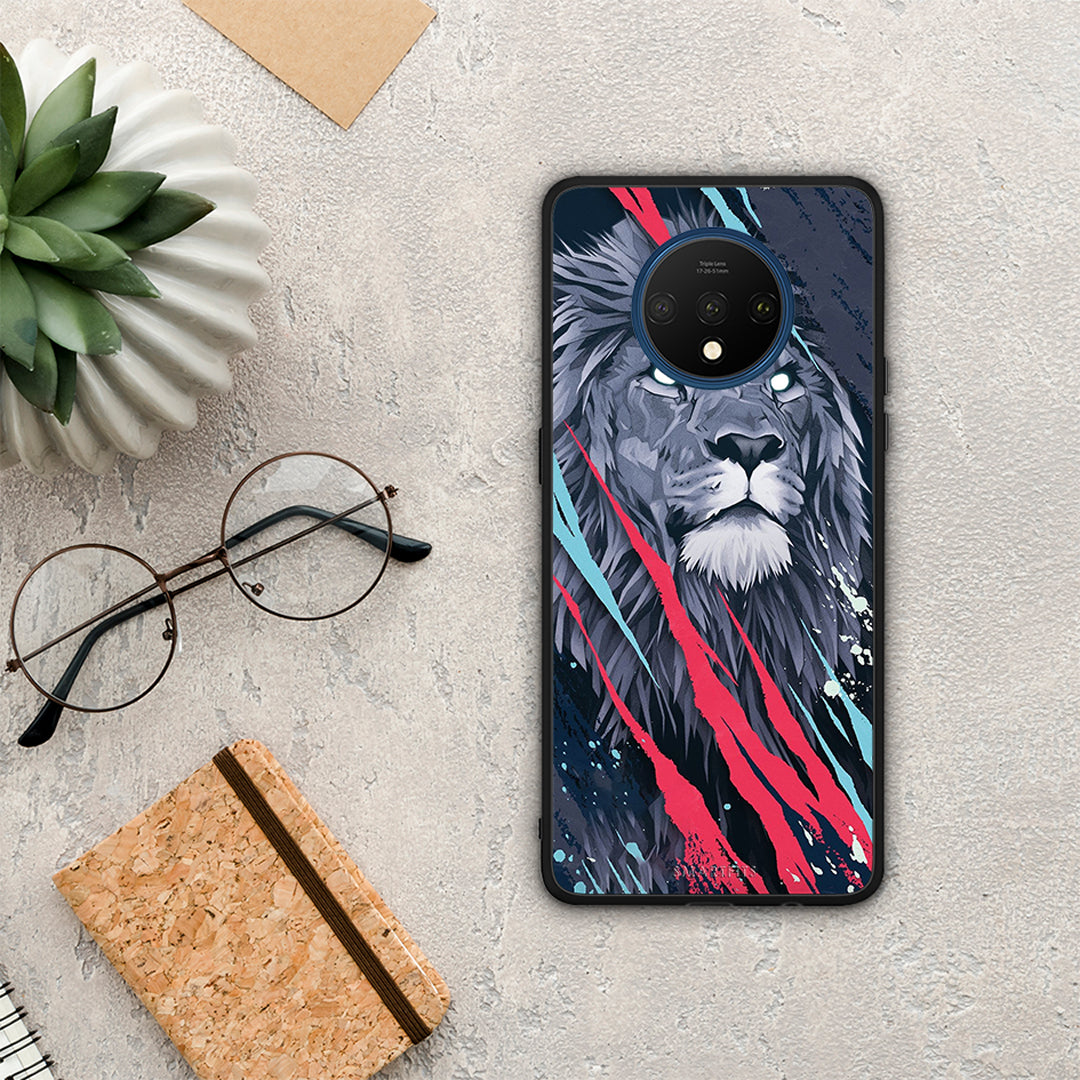 PopArt Lion Designer - OnePlus 7T θήκη