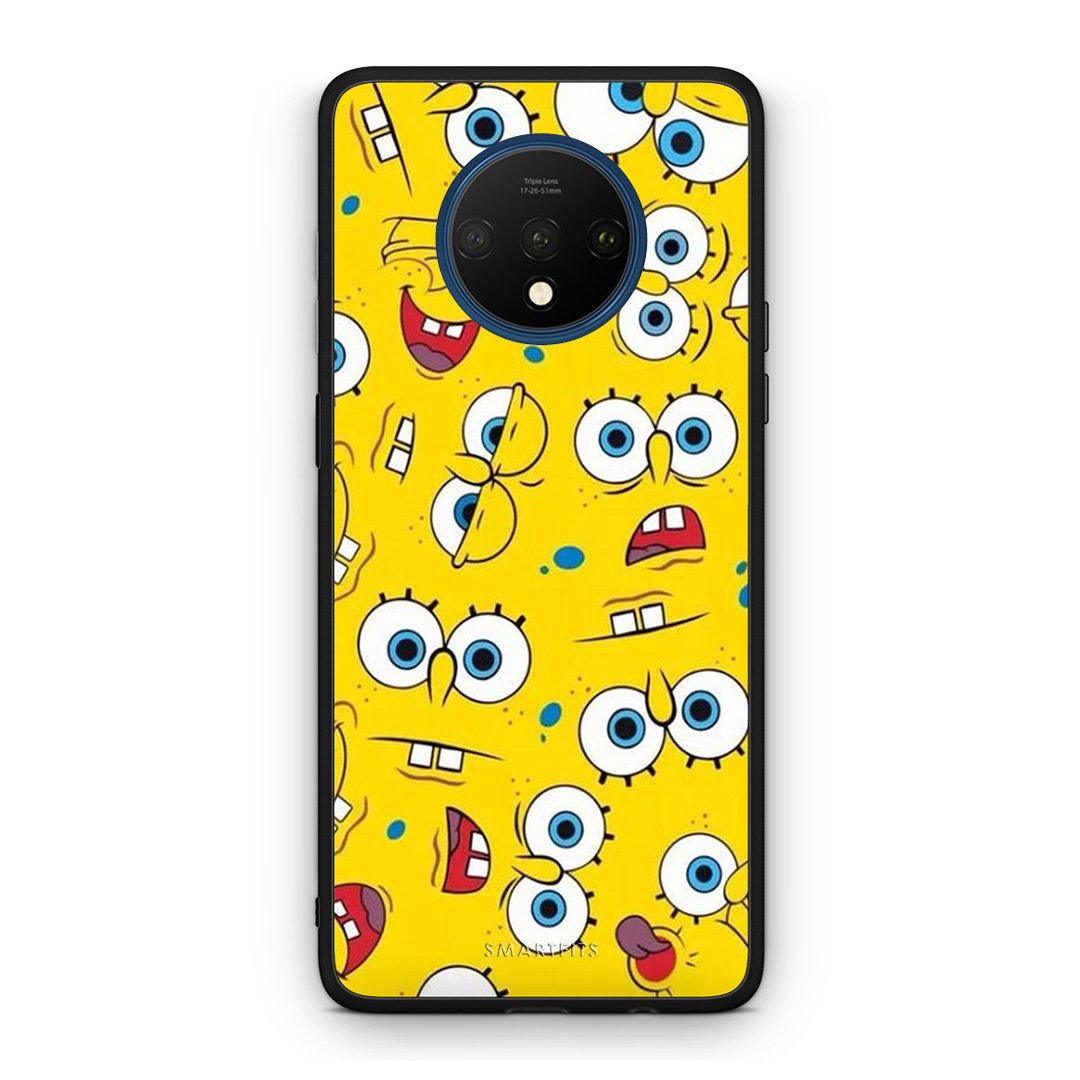 4 - OnePlus 7T Sponge PopArt case, cover, bumper