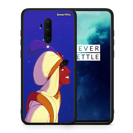 Θήκη OnePlus 7T Pro Alladin And Jasmine Love 1 από τη Smartfits με σχέδιο στο πίσω μέρος και μαύρο περίβλημα | OnePlus 7T Pro Alladin And Jasmine Love 1 case with colorful back and black bezels