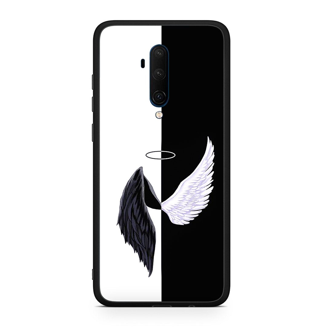 OnePlus 7T Pro Angels Demons θήκη από τη Smartfits με σχέδιο στο πίσω μέρος και μαύρο περίβλημα | Smartphone case with colorful back and black bezels by Smartfits