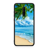 Thumbnail for OnePlus 7T Pro Beautiful Beach θήκη από τη Smartfits με σχέδιο στο πίσω μέρος και μαύρο περίβλημα | Smartphone case with colorful back and black bezels by Smartfits