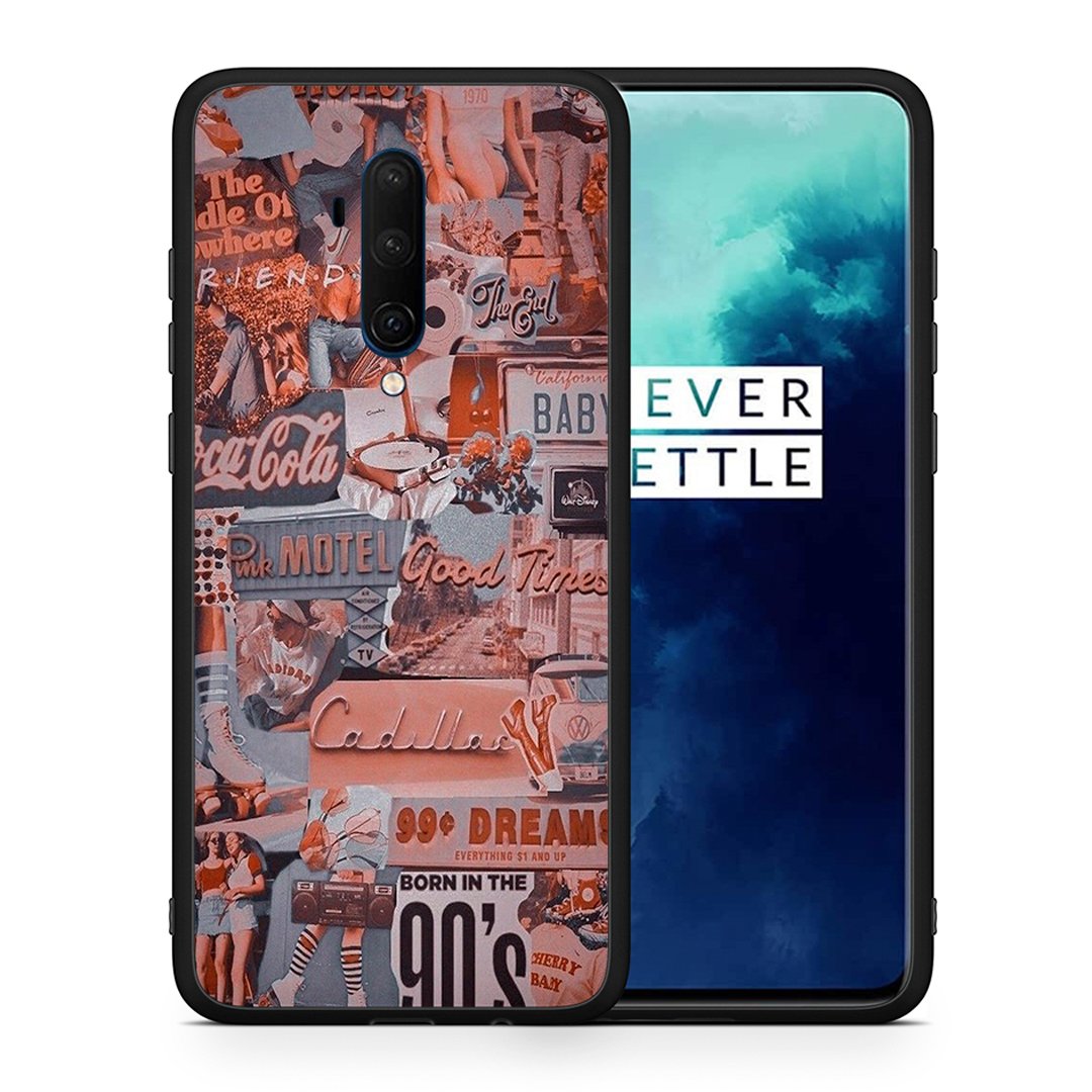 Θήκη OnePlus 7T Pro Born In 90s από τη Smartfits με σχέδιο στο πίσω μέρος και μαύρο περίβλημα | OnePlus 7T Pro Born In 90s case with colorful back and black bezels