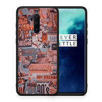 Thumbnail for Θήκη OnePlus 7T Pro Born In 90s από τη Smartfits με σχέδιο στο πίσω μέρος και μαύρο περίβλημα | OnePlus 7T Pro Born In 90s case with colorful back and black bezels