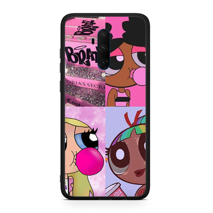 OnePlus 7T Pro Bubble Girls Θήκη Αγίου Βαλεντίνου από τη Smartfits με σχέδιο στο πίσω μέρος και μαύρο περίβλημα | Smartphone case with colorful back and black bezels by Smartfits