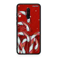 Thumbnail for OnePlus 7T Pro Candy Cane θήκη από τη Smartfits με σχέδιο στο πίσω μέρος και μαύρο περίβλημα | Smartphone case with colorful back and black bezels by Smartfits