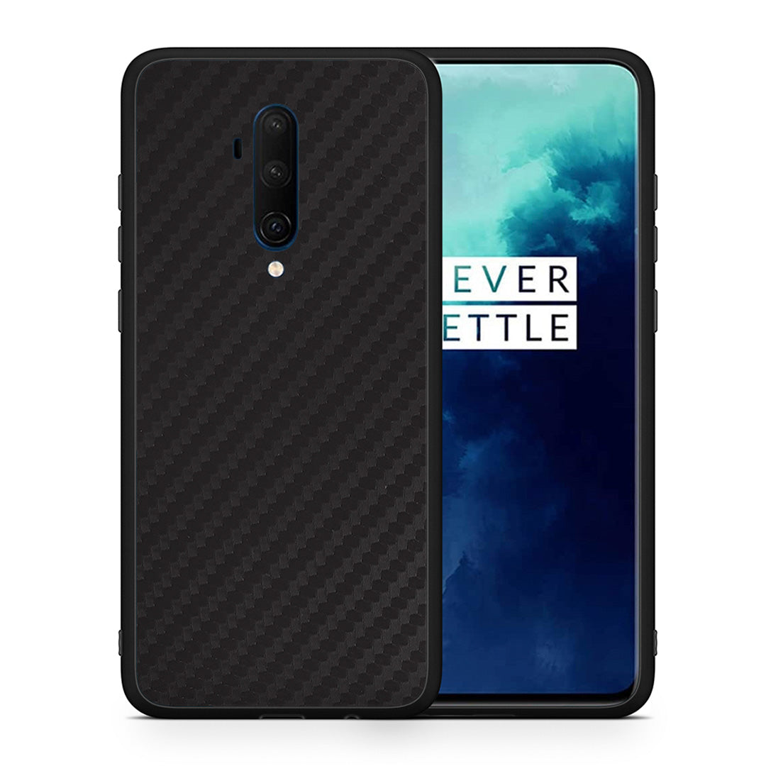 Θήκη OnePlus 7T Pro Carbon Black από τη Smartfits με σχέδιο στο πίσω μέρος και μαύρο περίβλημα | OnePlus 7T Pro Carbon Black case with colorful back and black bezels